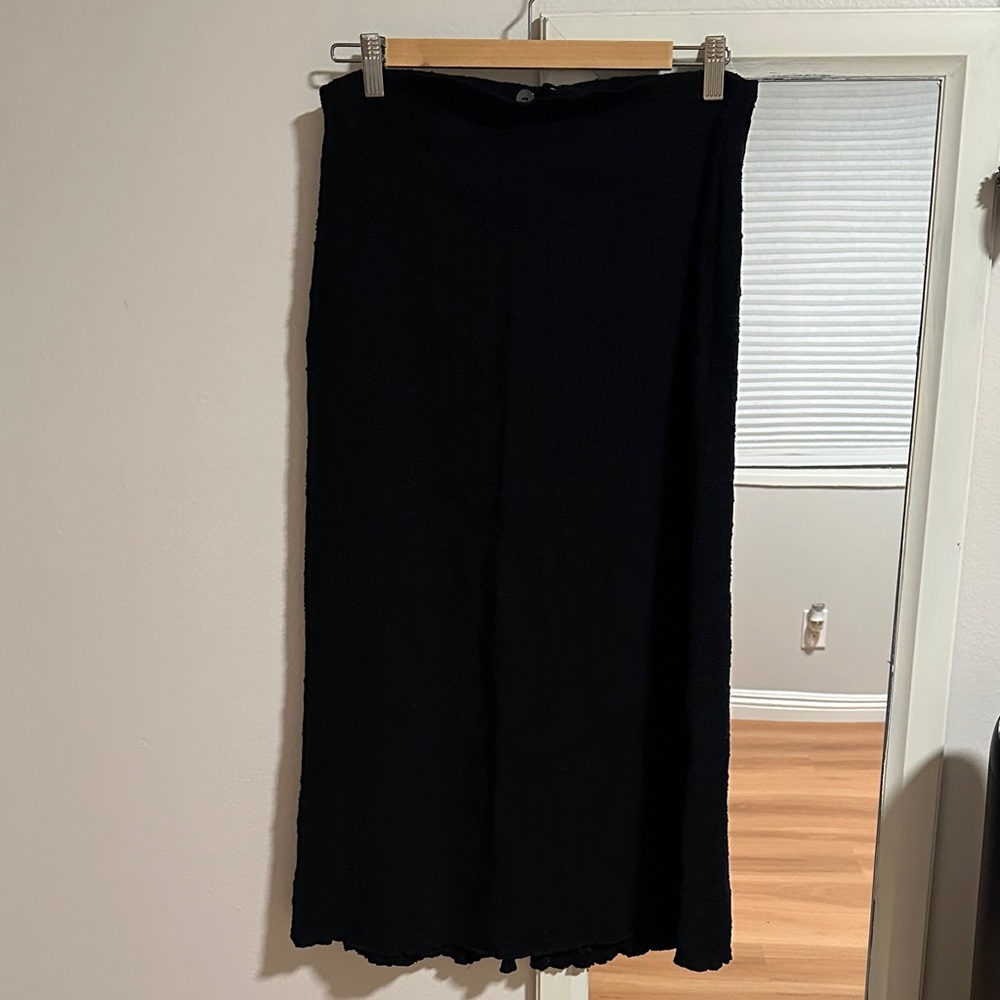 J. Jill Elegant Black Maxi Skirt